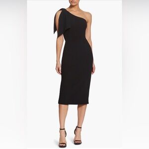 Dress the Population Tiffany One Shoulder Midi Dress
